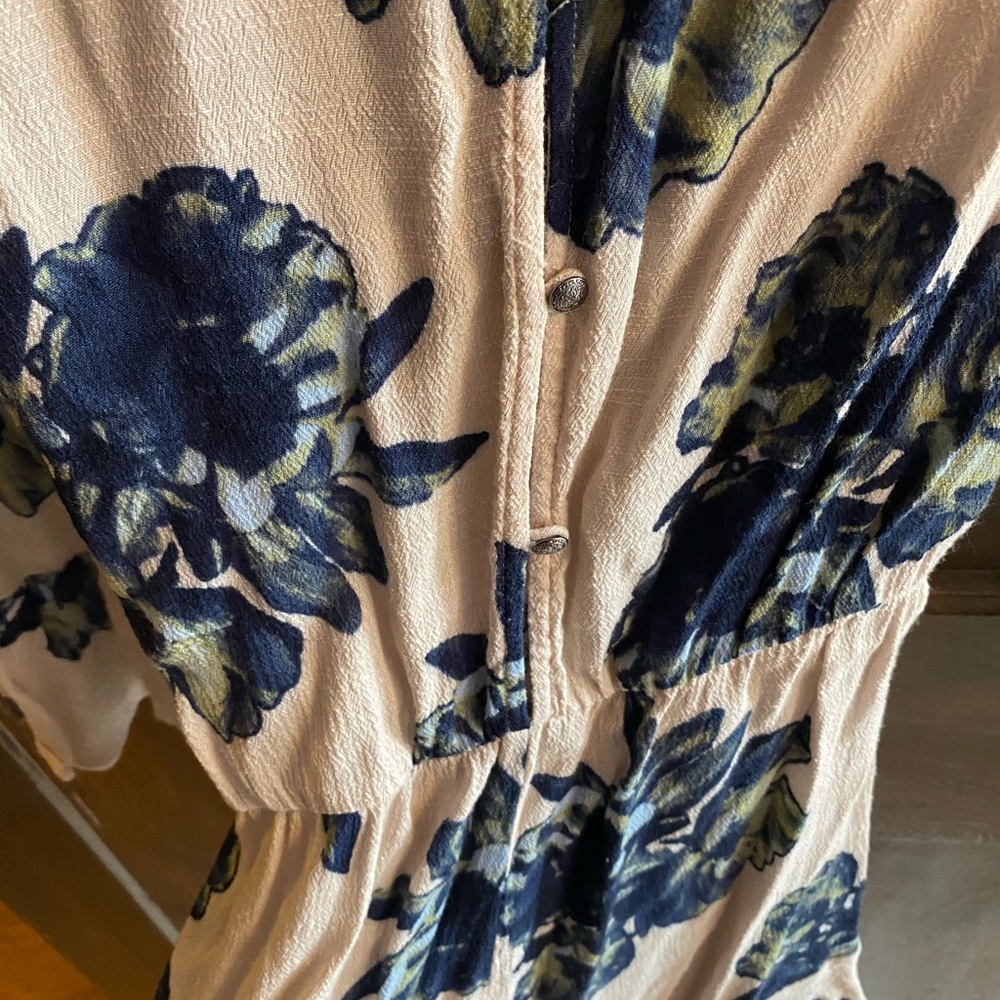 FREE PEOPLE ALL THE RIGHT RUFFLE ROMPER SIZE XS - Picture 6 of 6